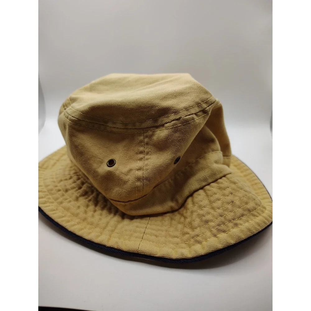 DPC Authentic Khaki Cotton Bucket Hat Medium Adjustable Outdoor Sun Beach‎